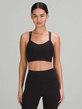 NEW Black LULULEMON Like a Cloud Bra Longline Size 2 NWOT